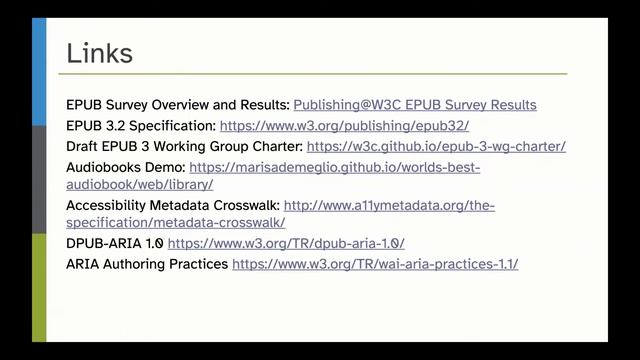 Publishing, Accessibility, W3C Standards: Where are we Going? смотреть онлайн