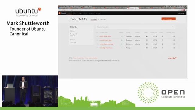 OCP 2015 Summit - Ubuntu - Mark Shuttleworth смотреть онлайн