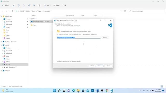 EASY WAY | Windows 11 | How to install Visual Studio Code (vscode) in Windows 11 (2023) смотреть онлайн
