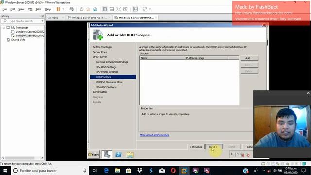 SERVIDOR DHCP EN WINDOWS SERVER 2008 смотреть онлайн