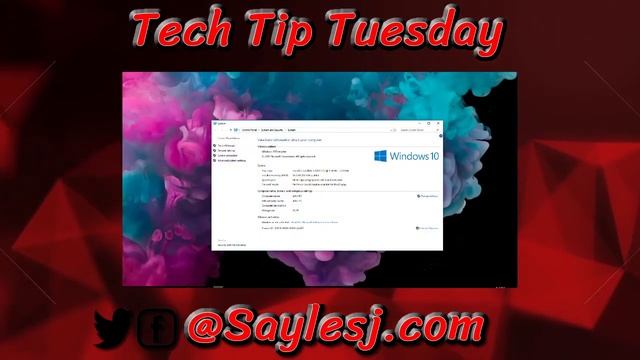 Tech Tip Tuesday! Windows 10: Access Critical PC Information FAST! смотреть онлайн