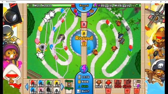 Bloons TD Battles ♣ EP37 Fire Wizard Creamed - MisGiggidy
