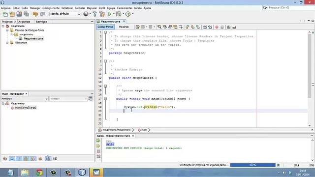 Videoaula 1 - POO - Instalação Netbeans e ArgoUML - Entrada e Saída de Dados em Java com JOptionPan смотреть онлайн