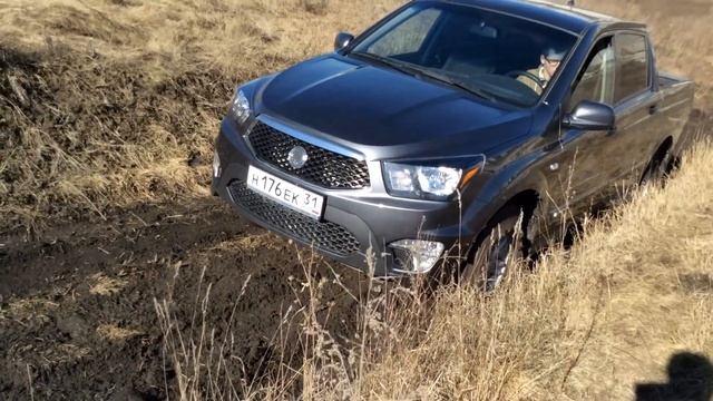 SsangYong Actyon Sports II / Korando Sports 2 ESP off offroad смотреть онлайн
