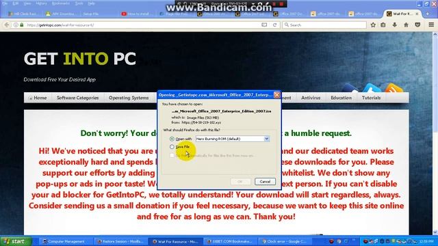 Part 1 of installation of drive of microsoft office enterprise 2007 in windows xp :) смотреть онлайн