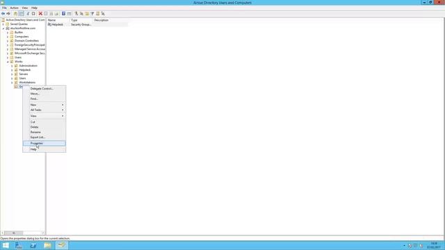 Windows Server 2012 R2 Creating Active Directory Groups смотреть онлайн