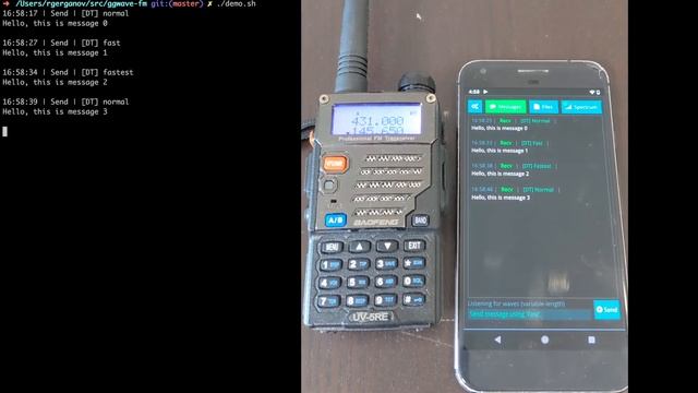 Transmit ggwave messages with HackRF смотреть онлайн