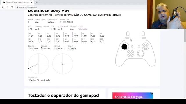 como testar controle PS4, XBOX ONE é XBOX 360 no PC ou notebook. смотреть онлайн