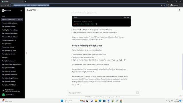 how to run python in sublime text 3 windows смотреть онлайн