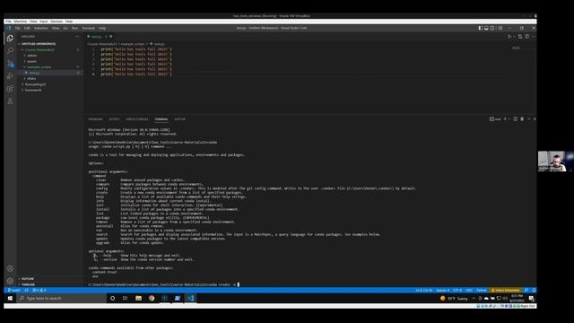 HAS tools - Installing VSCode and hooking up conda [Windows] смотреть онлайн