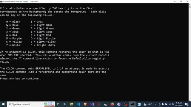 How to Change Text color in CMD (Windows Command Line Tutorial) Windows 10 & 11 смотреть онлайн
