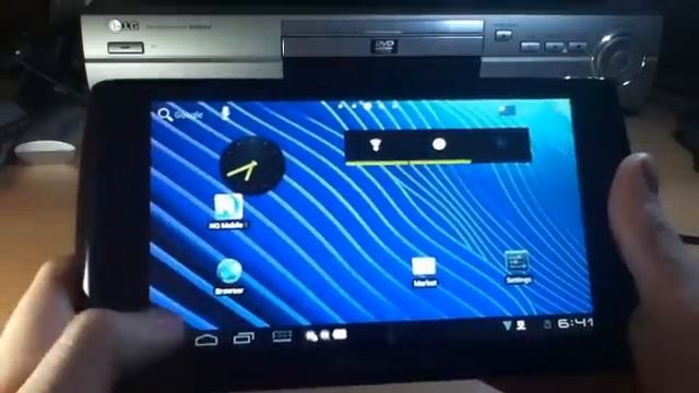 Arnova 7 G2 with Android 3.2 lookalike firmware смотреть онлайн