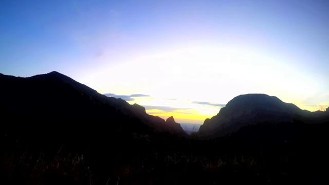 "The Window" Sunset Time lapse at Chisos Mountain Big Bend Natl Park смотреть онлайн