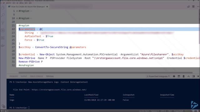 How To Create An Azure File Share Using PowerShell смотреть онлайн