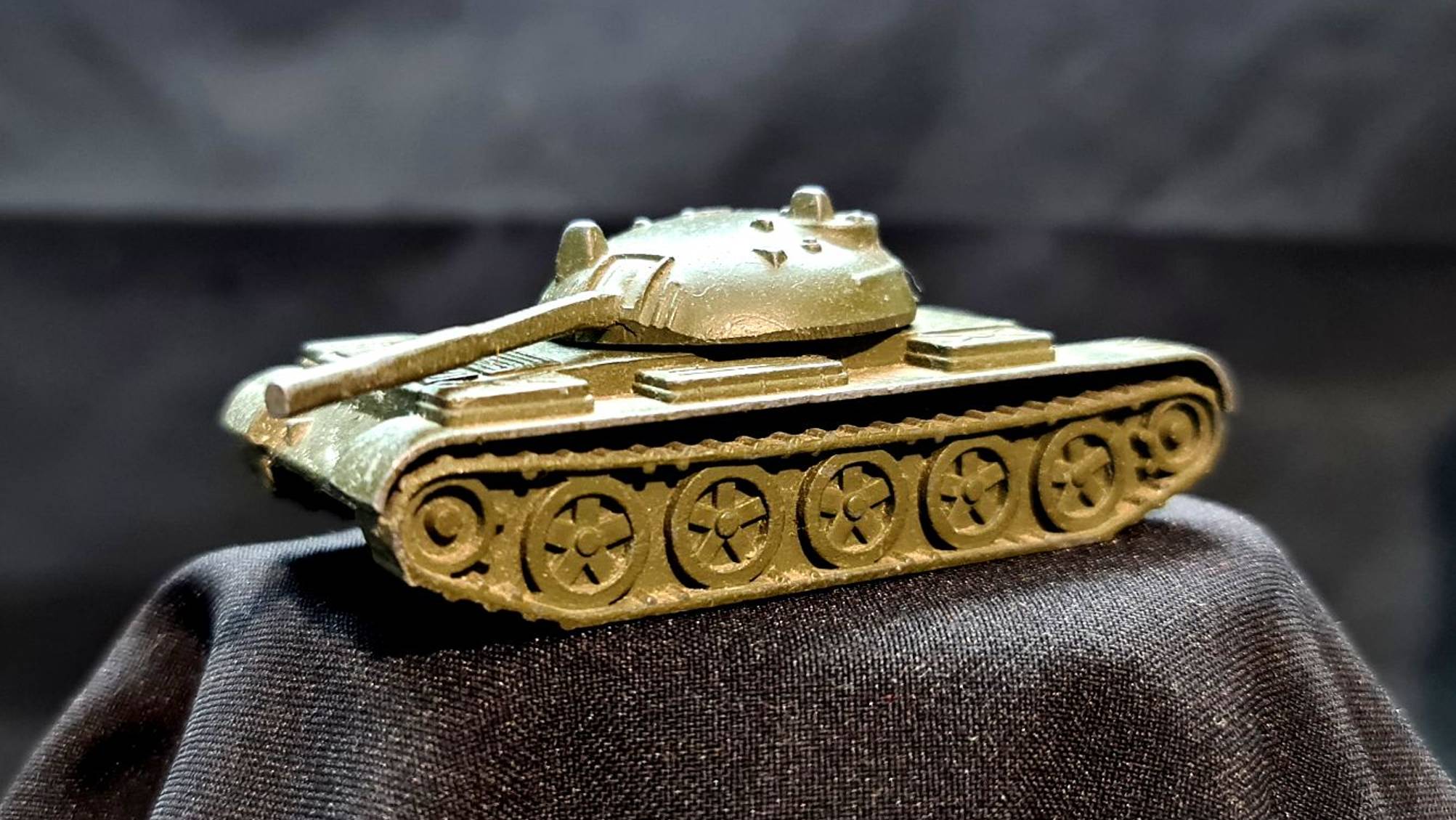 Танк Т-54 ТПЗ Тула, игрушки СССР клеймо