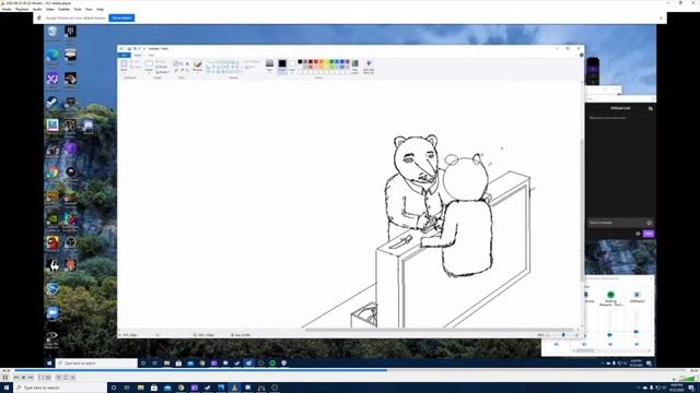 time lapse of drawing on windows paint смотреть онлайн