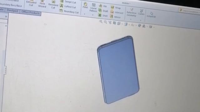 3D model of Huawei Y9 Prime 2019 #huawei #3d #3d_model #solidworks смотреть онлайн