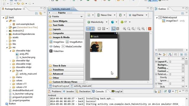 how to add image image view in android application development смотреть онлайн