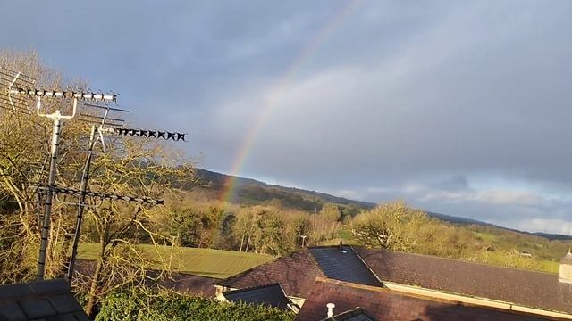 A view from my window 🌈 nature's beauty 😍 (Wales)UK смотреть онлайн