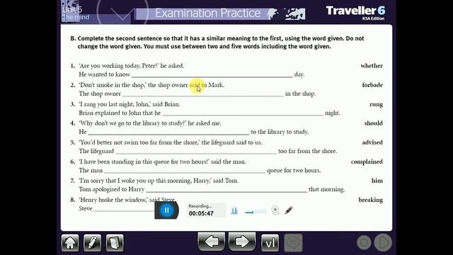 Grade 3 Unit 5 Examination Practice смотреть онлайн