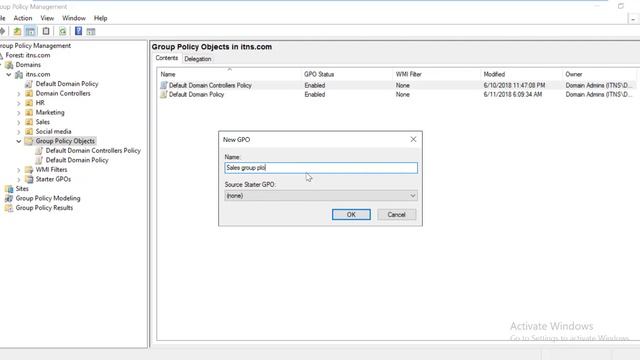 How to Implement Group Policy Objects GPO on Microsoft windows server 2016 смотреть онлайн