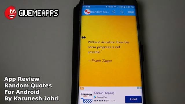 Random Quotes Android App Review | GiveMeApps смотреть онлайн