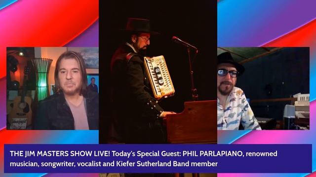 Phil Parlapiano Talks Rod Stewart, Joan Baez, John Prine, Performs on The Jim Masters Show смотреть онлайн
