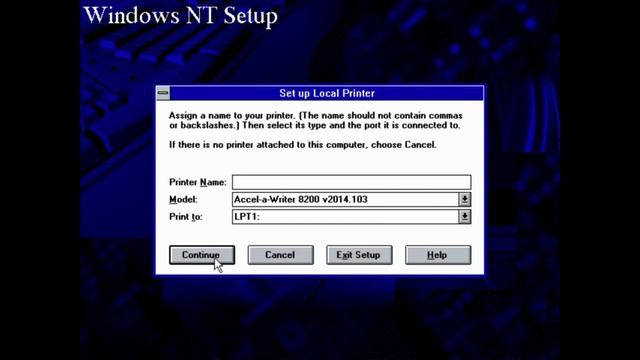 Installing Windows NT 3.51 смотреть онлайн