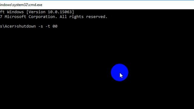 Shutdown your pc/laptop using CMD (Command prompt). смотреть онлайн