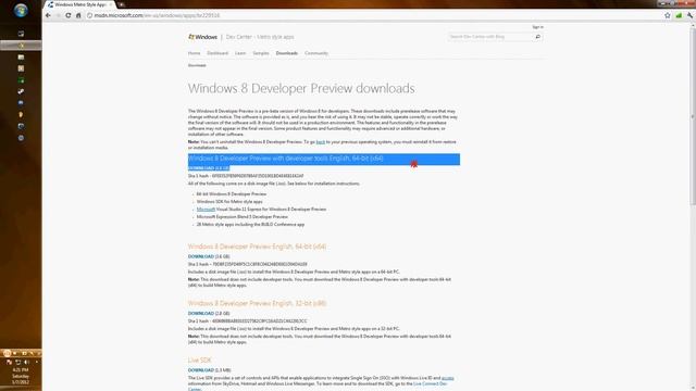 How To Get the Windows 8 Developer Preview смотреть онлайн
