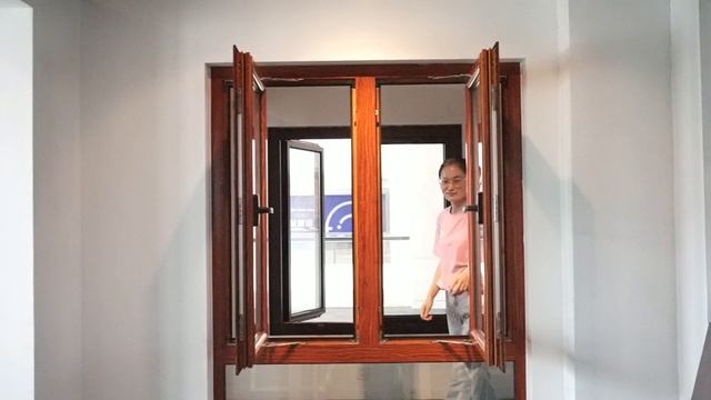 Aluminum casement window opening outwards смотреть онлайн