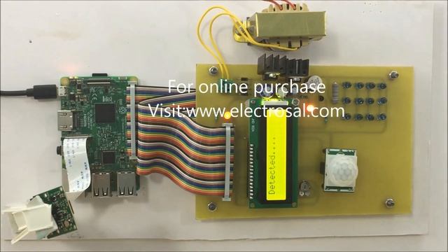 Camera based surveillance system using Raspberry Pi and mail alert. смотреть онлайн