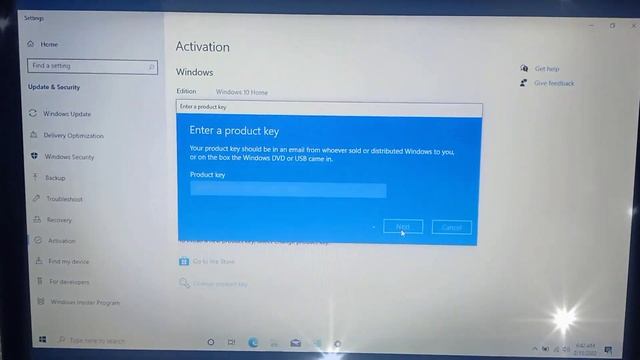 Activating Windows 10 with Windows 7 Product Key !!! #pc #windows #productkey смотреть онлайн