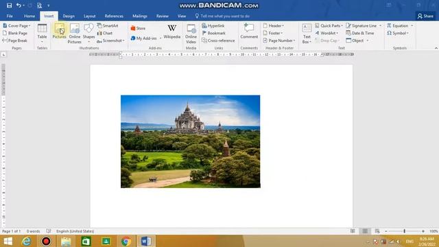 How to Insert picture Into Microsoft Office Word 2016 смотреть онлайн