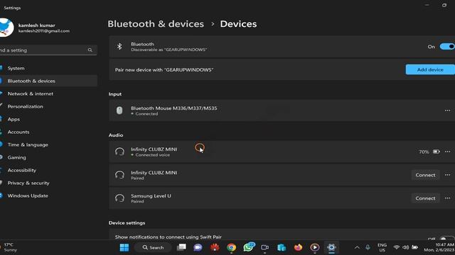Windows 11 में Bluetooth Battery Level कैसे Check करें | GrowUpWindows Tutorial смотреть онлайн