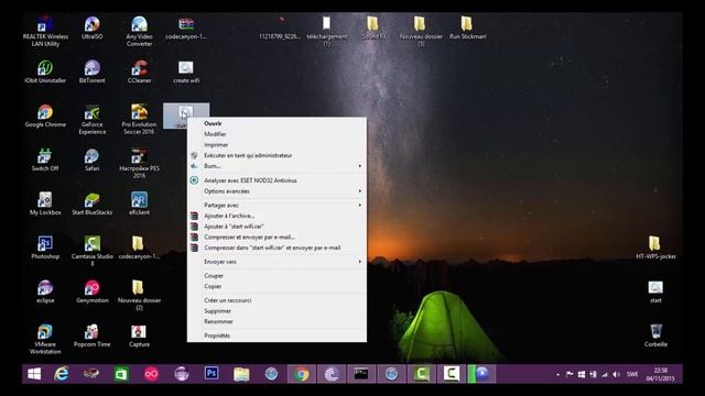 partage virtual wifi Point d'acces смотреть онлайн