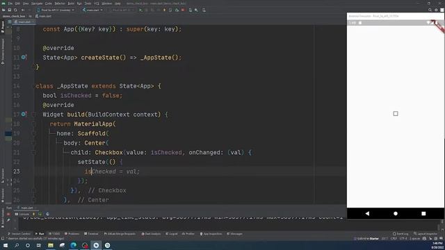 Flutter CheckBox смотреть онлайн