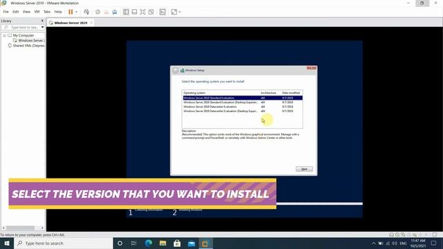 How To INSTALL Windows Server 2019 In VMware Workstation 16 For FREE!!! смотреть онлайн