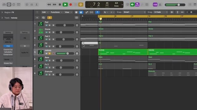 How To Make an Ambient Track Only Using Vital In Logic Pro X | Song Breakdown смотреть онлайн