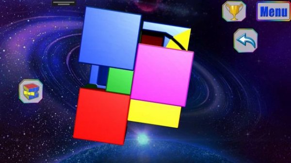Puppet Cube V1 solve (Rubiks 3D Android App)