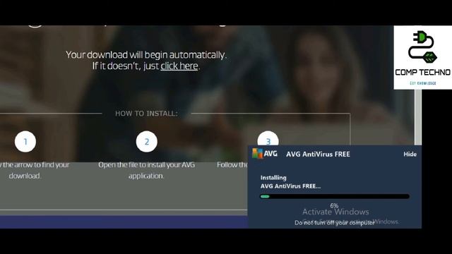 Practical No 3 (Installation of AVG Antivirus Software) смотреть онлайн