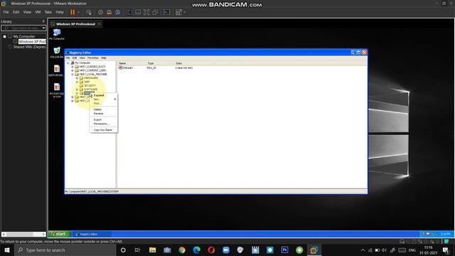 Killing Windows XP by deleting a registry key. смотреть онлайн