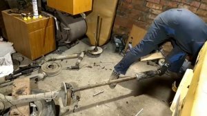 Снятие полуоси москвич 412