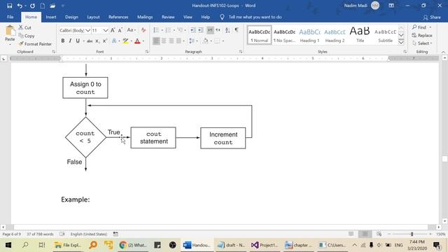 INFS102/L: Labs 7 & 9 while, do while, for, and nested looping смотреть онлайн