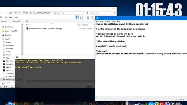 Hướng dẫn cài Netframework 3 5 không cần internet смотреть онлайн