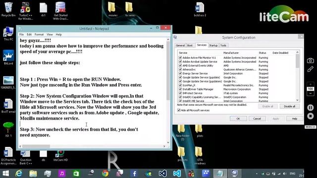 how to boost up pc speed using msconfig смотреть онлайн