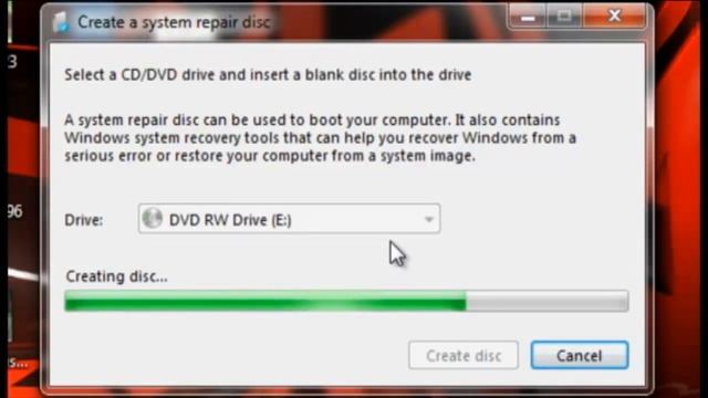 How to create a repair disc on windows 7 смотреть онлайн