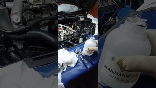 Часть 2 Om 642 ОМ 642 Борьба с масложором.  Раскоксовка двигателя GREENOL REANIMATOR PRO через СКВИД