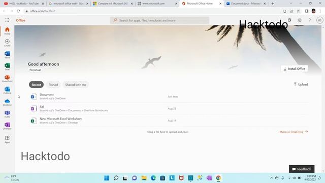 Get Microsoft office free without pay any amount in telugu|hacktodo смотреть онлайн