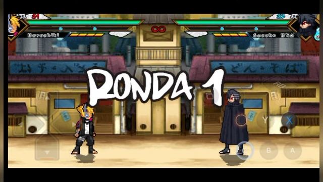 Boruto mugen V4 gameplay (exagear Android) смотреть онлайн